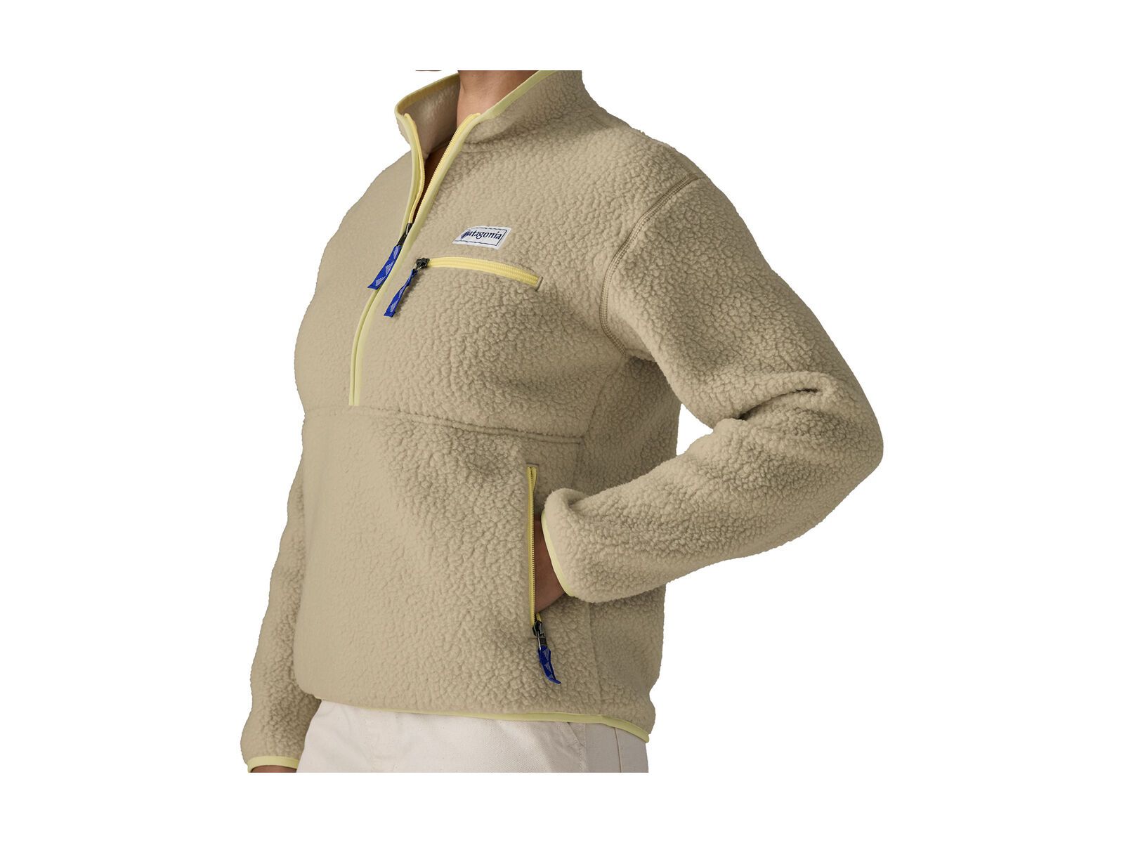 Patagonia Women's Retro Pile Marsupial Fleece Pullover, weathered stone - Bild 2