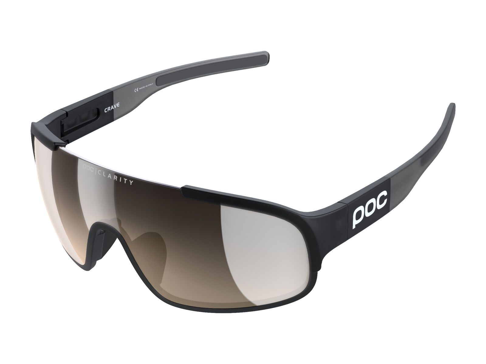 POC Crave WF, Brown/Silver Mirror / uranium black translucent/grey - Bild 1