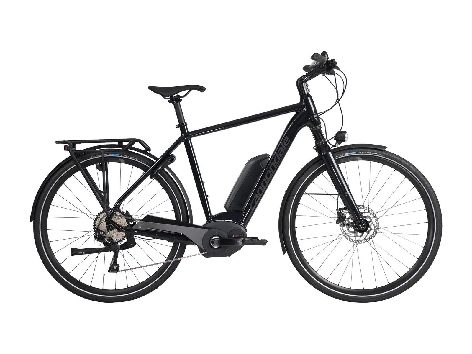 Cannondale Tesoro Neo 1, black pearl w/ graphite and charcoal gray - gloss - Bild 1