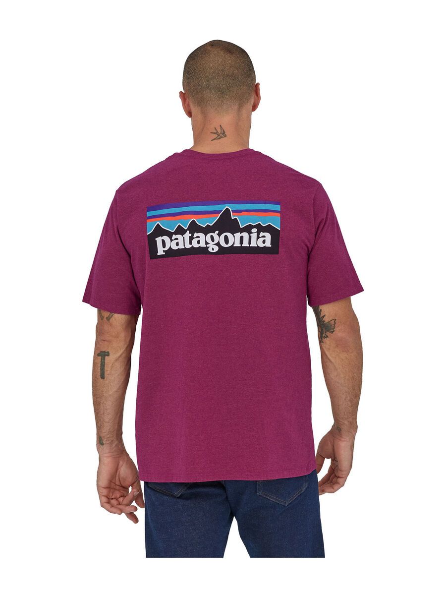 Patagonia Men's P-6 Logo Responsibili-Tee, star pink - Bild 3