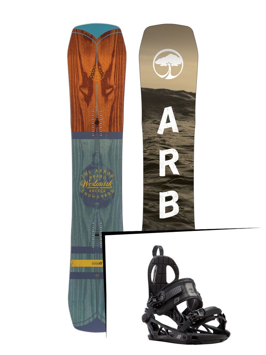 Set: Arbor Westmark Rocker 2017 + K2 Cinch CTC (1728774S) - Bild 1