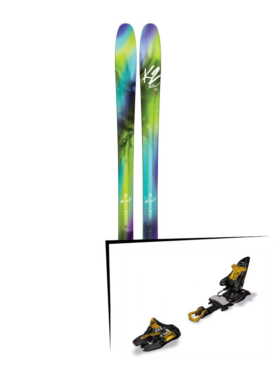Set: K2 SKI Fulluvit 95 2017 + Marker Kingpin 10 (1289300) - Bild 1