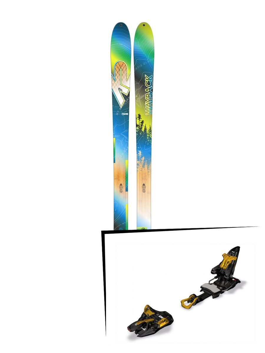 K2 SKI Set: Wayback 82 ECOre  + Marker Kingpin 13 - Bild 1
