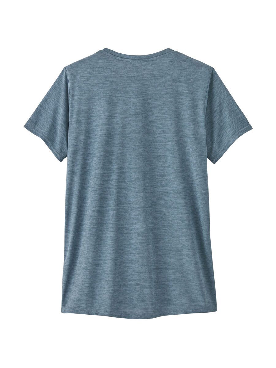 Patagonia Women's Capilene Cool Daily Graphic Shirt Boardie Badge, light plume grey x-dye - Bild 3