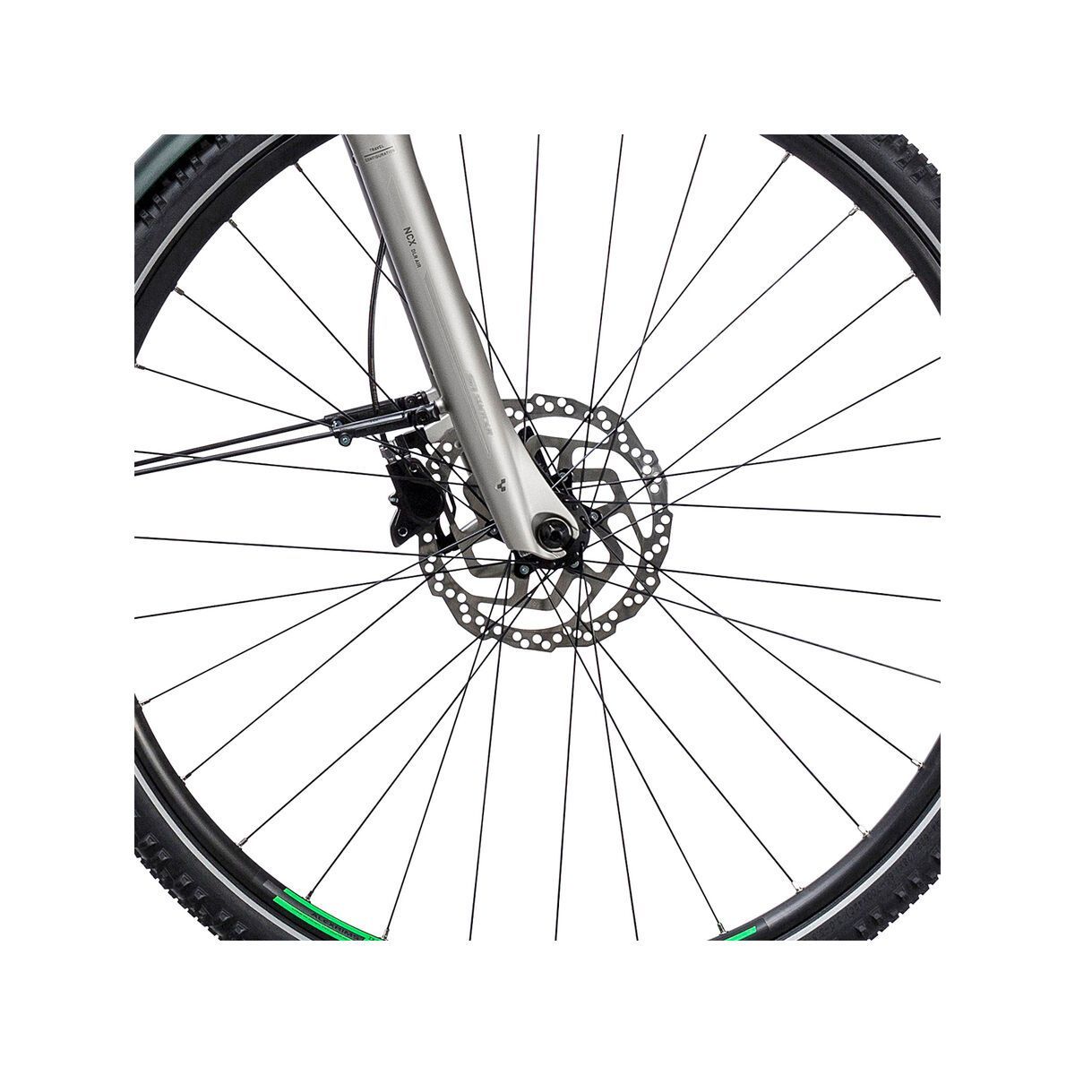 Cube Cross Hybrid Race Allroad 500, silver´n´green - Bild 2