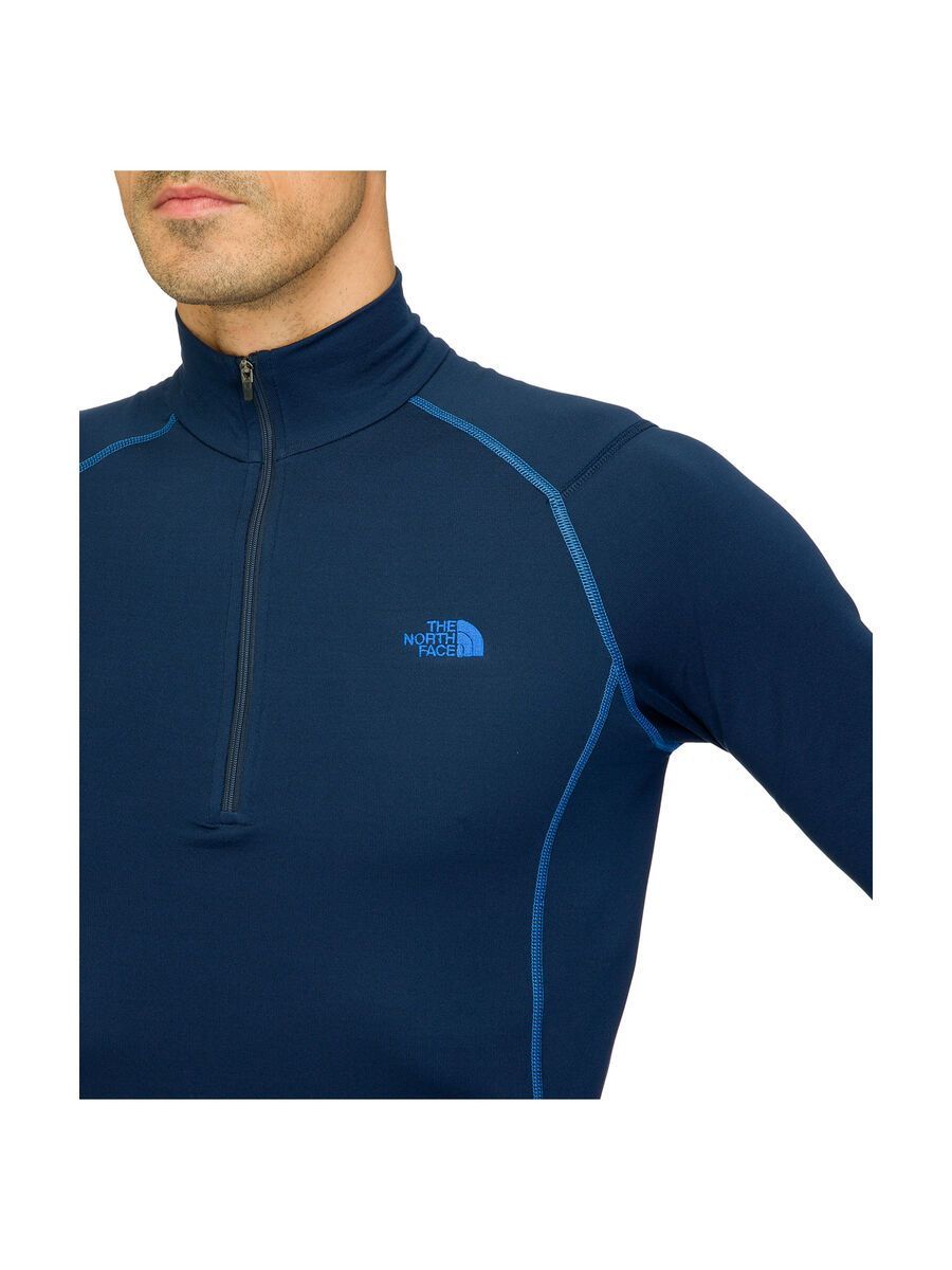 The North Face Mens Warm LS Zip Neck, Cosmic Blue - Bild 4