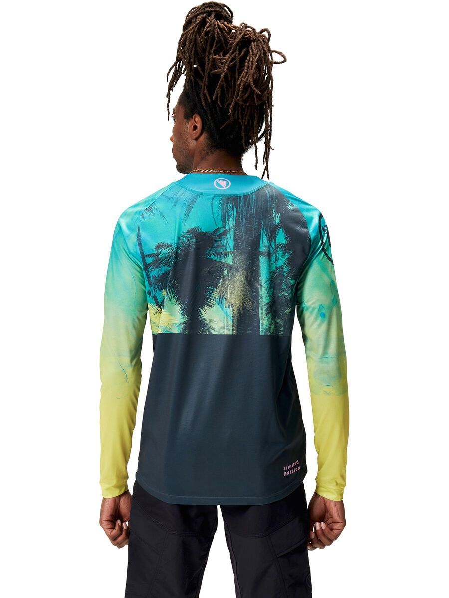 Endura Tropical Print LTD (Langarm), atlantikblau - Bild 5