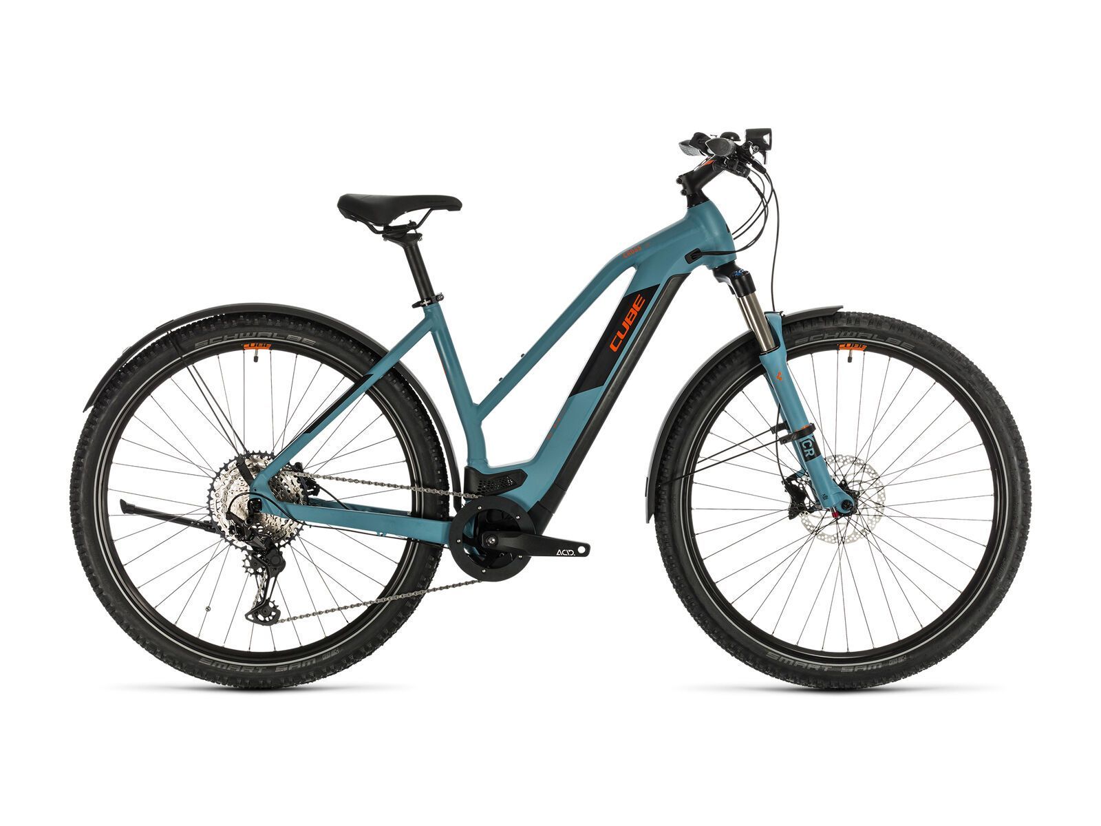 Cube Cross Hybrid Race Allroad 500 Trapeze, blue´n´orange - Bild 1