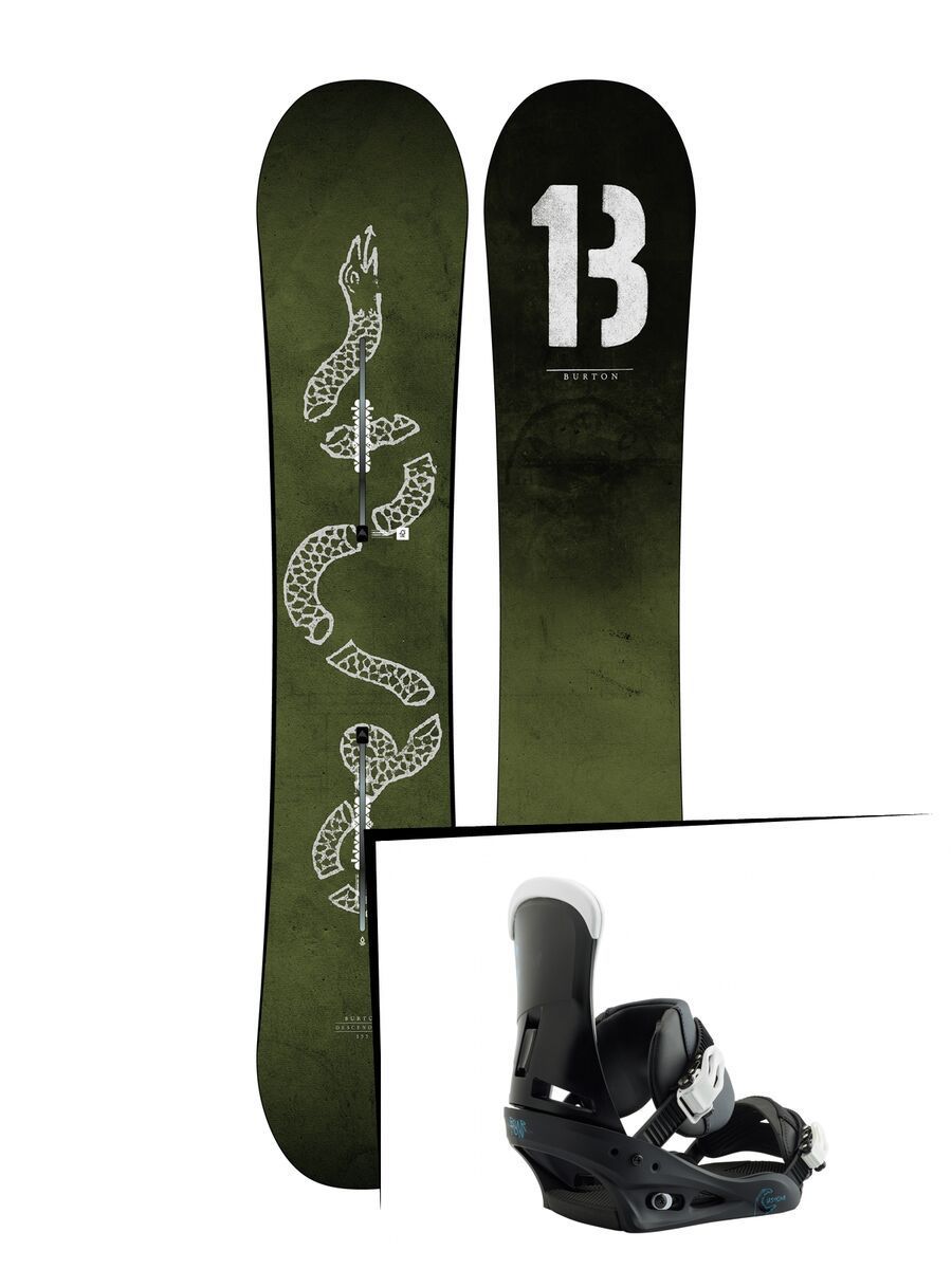 Set: Burton Descendant 2019 + Burton Custom black/multi - Bild 1