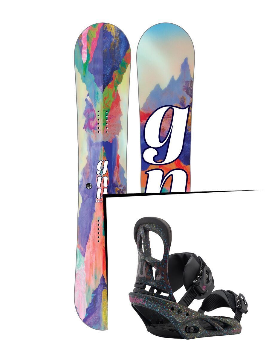 Set: Gnu B-Nice 2017 + Burton Scribe (1712911S) - Bild 1