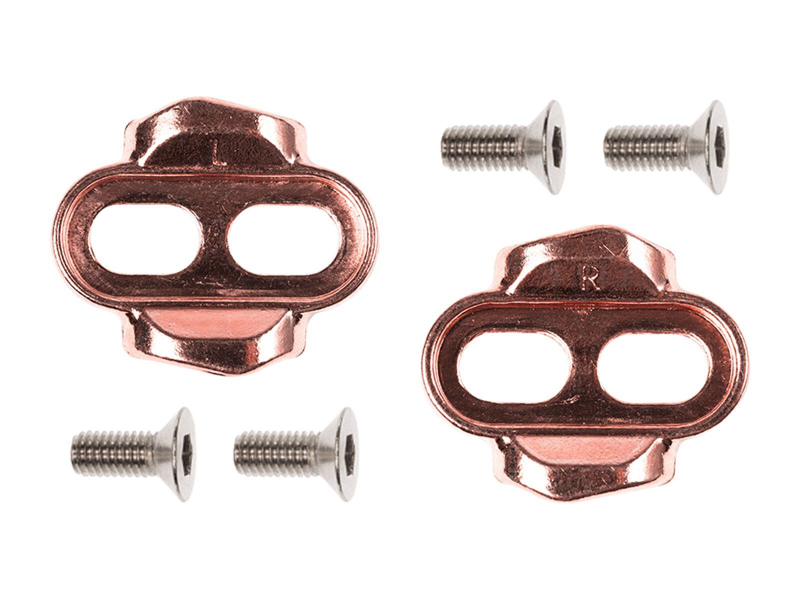 Crankbrothers Easy Release Premium Cleat Kit - 6° Float, rose - Bild 2