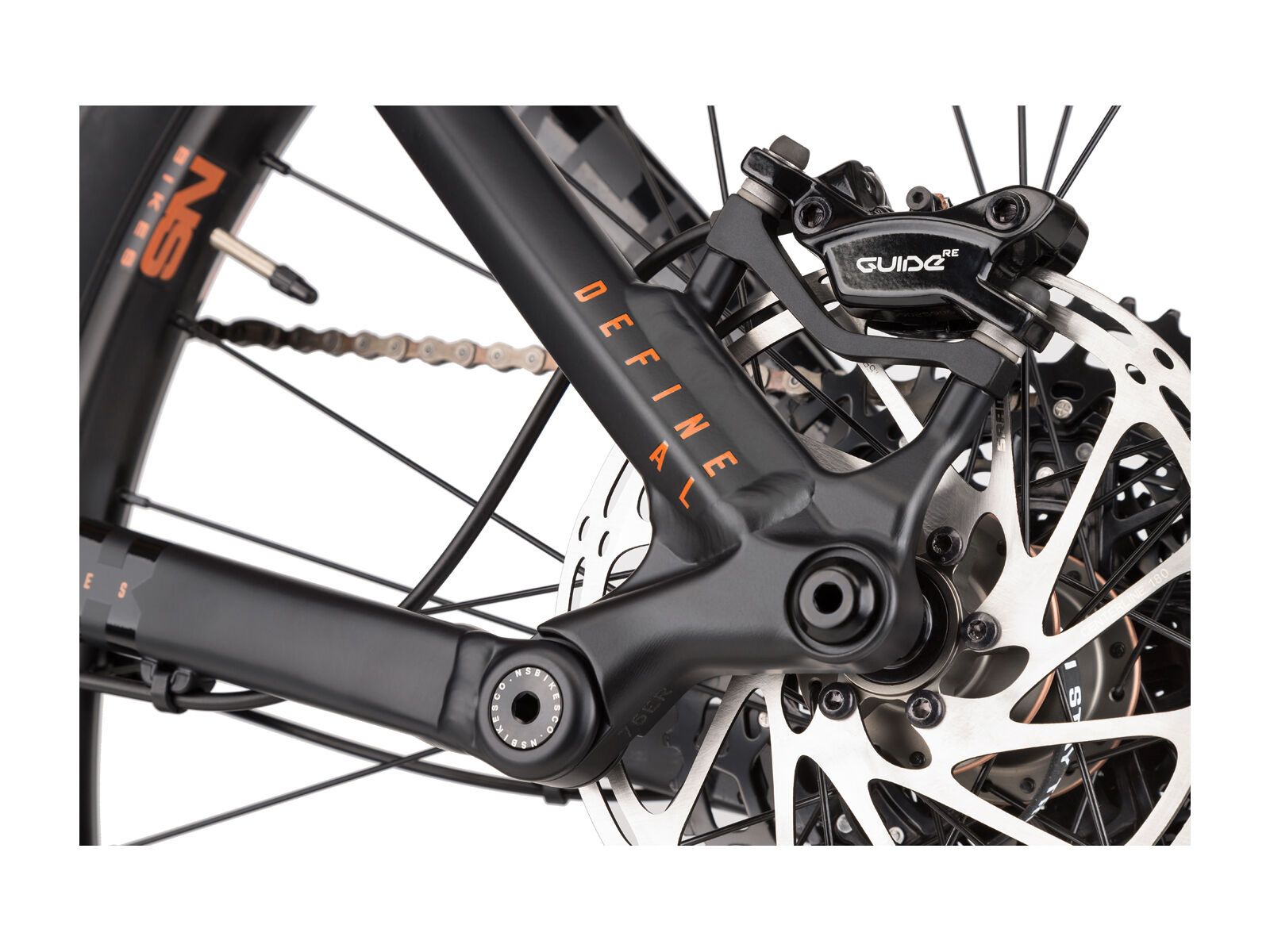 NS Bikes Define AL 160, black/teal - Bild 9