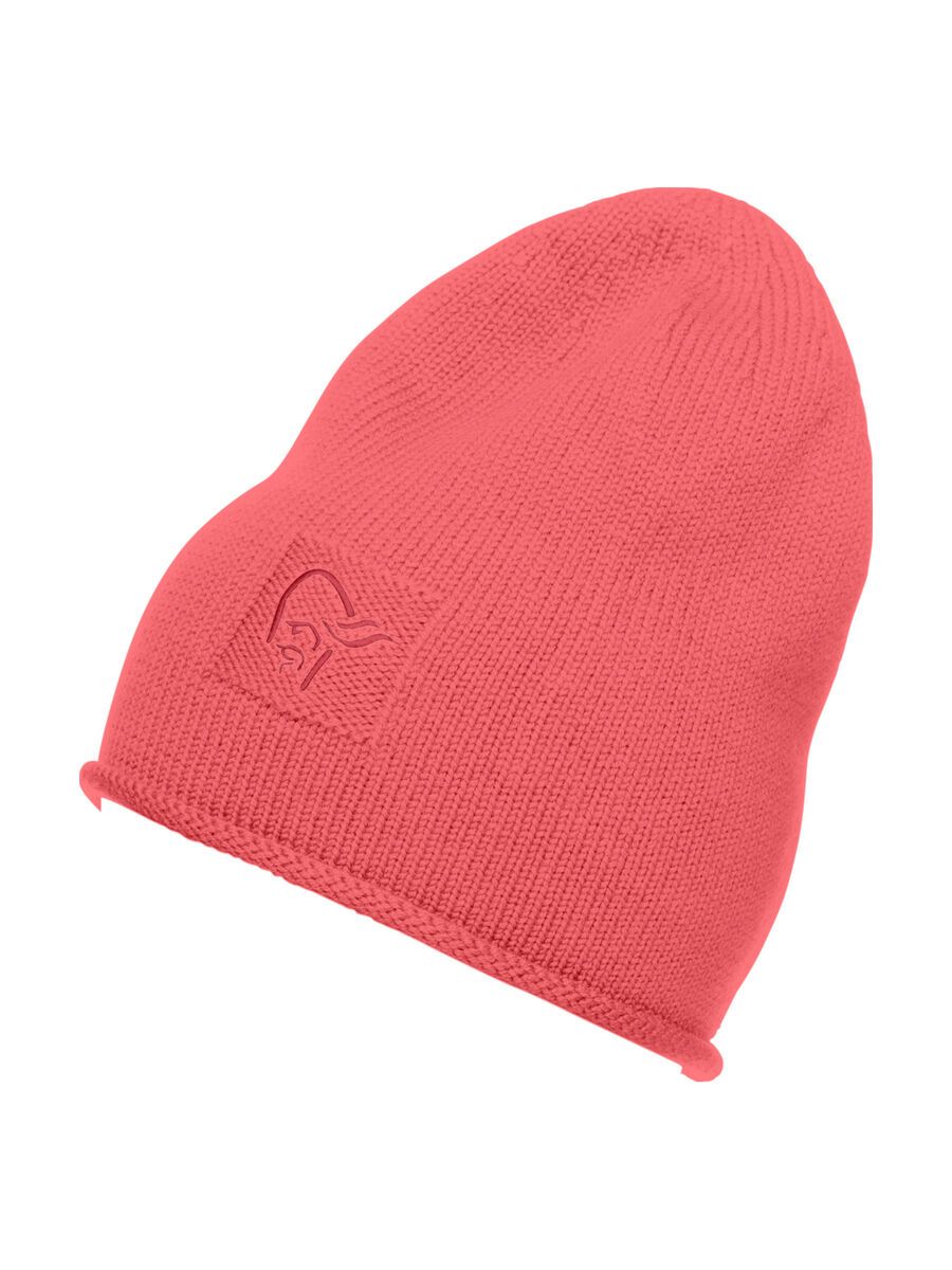 Norrona /29 roll edge Beanie, crisp ruby - Bild 1