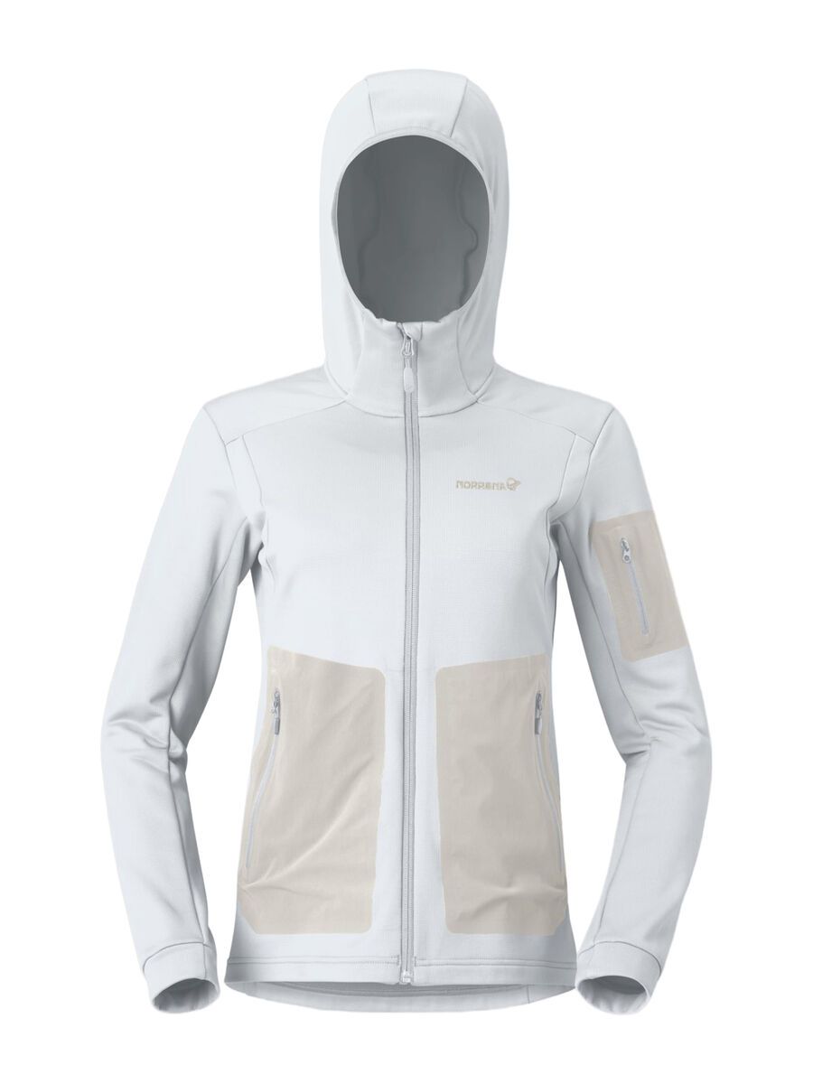 Norrona falketind warm2 stretch Hood W's, snow white - Bild 1