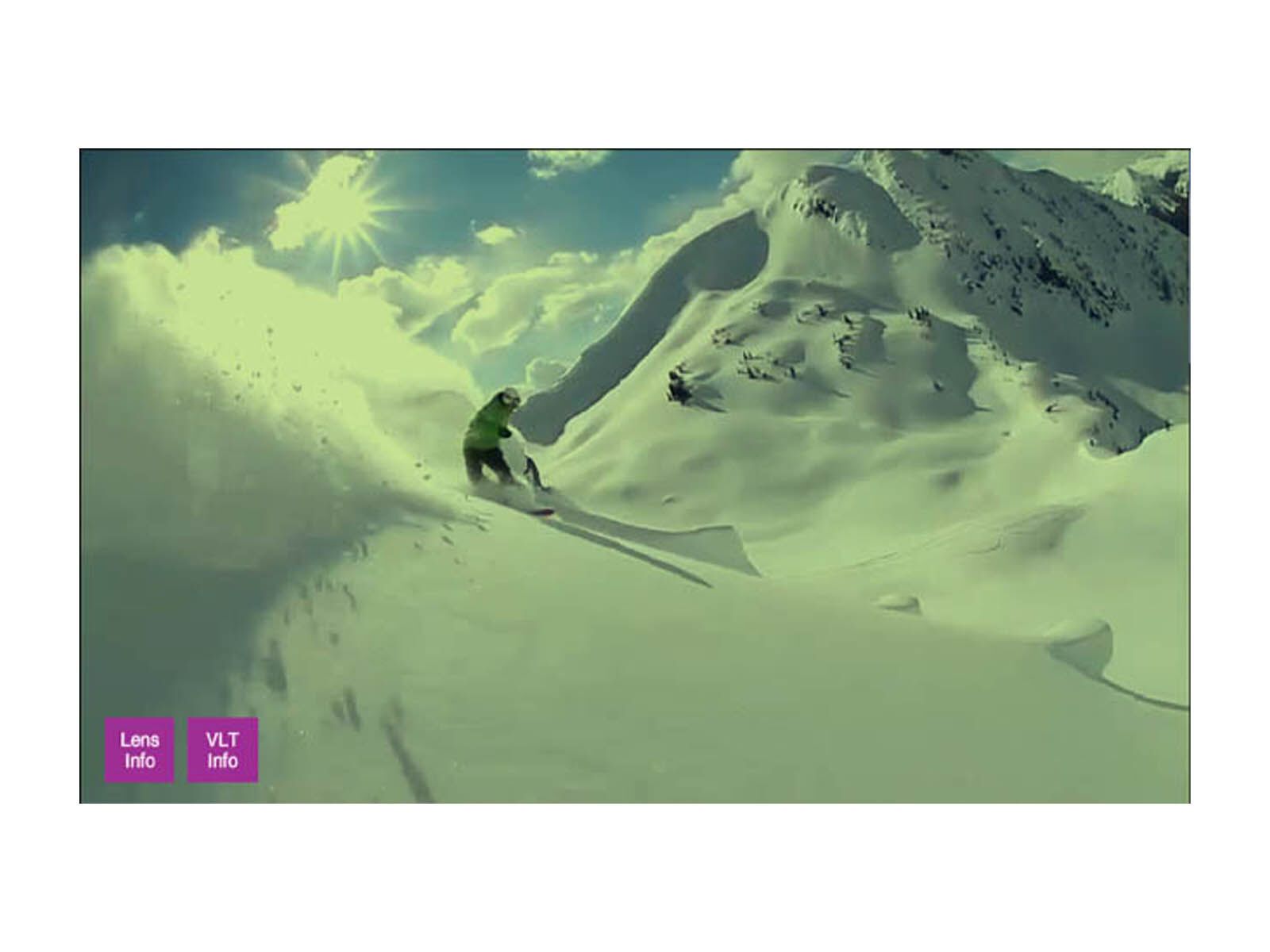 Anon Figment Printed, Sherpa/Blue Lagoon - Bild 2