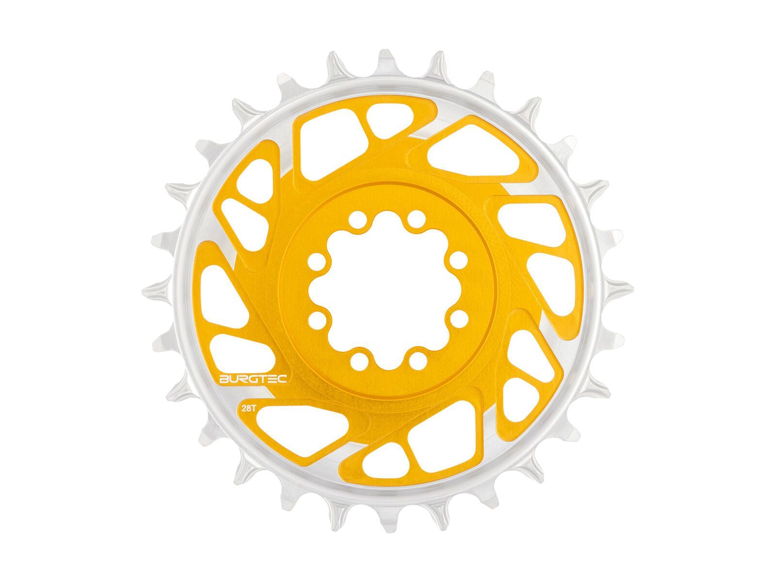 Burgtec 3 mm Offset Thick Thin Chainring SRAM 8-Bolt, bullion - Bild 1