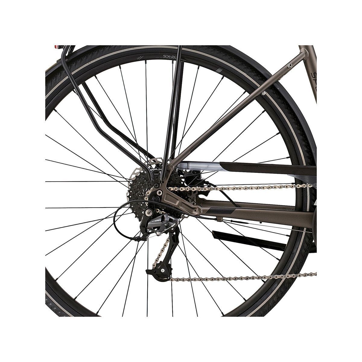 Specialized Crossover Sport Disc Step Through, satin gunmetal/black/dark blue - Bild 4