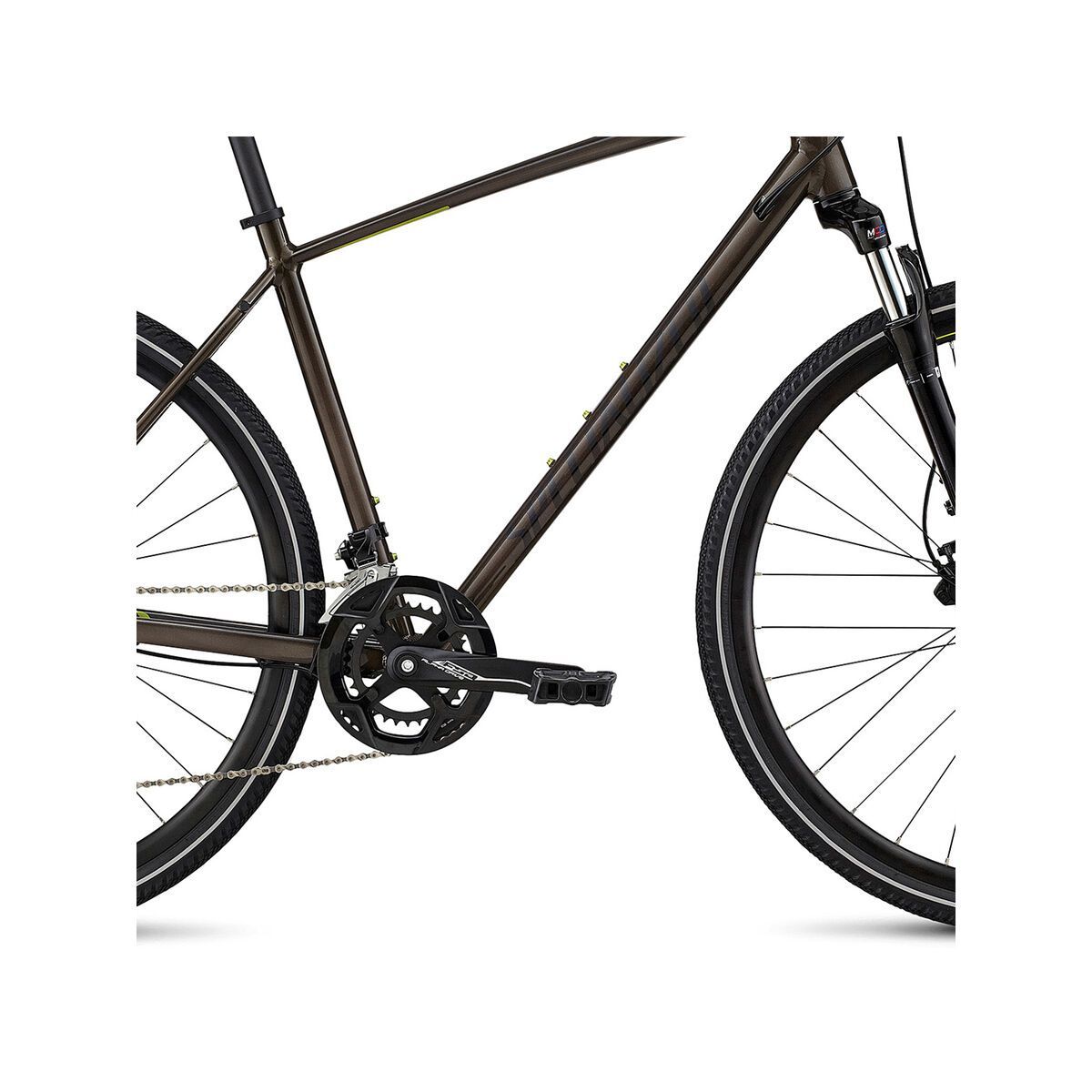 Specialized Crosstrail Sport, rainbow flake black tint/nearly black/hyper green reflective - Bild 5