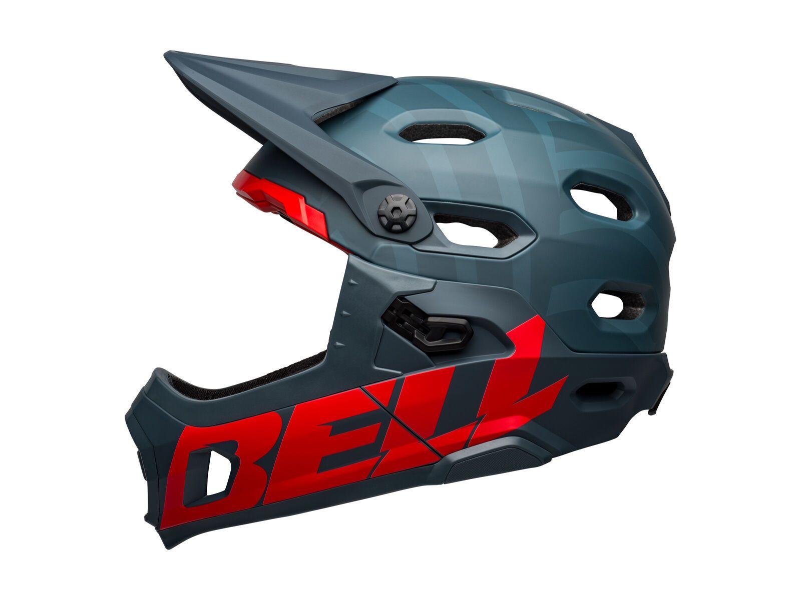 Bell Super DH Spherical MIPS, prime matte blue/crimson - Bild 2