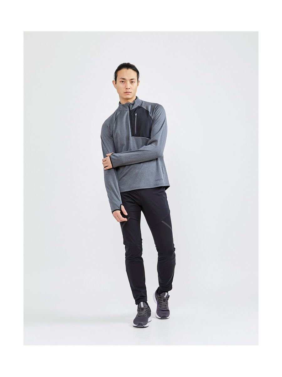 Craft Core Trim Thermal Midlayer M, dark grey melange - Bild 7