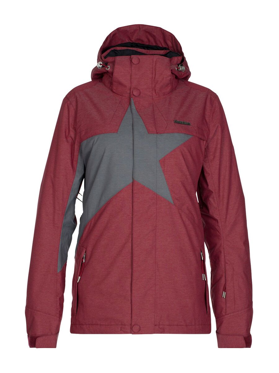 Zimtstern Snowy Mash Snow Jacket, wine - Bild 1