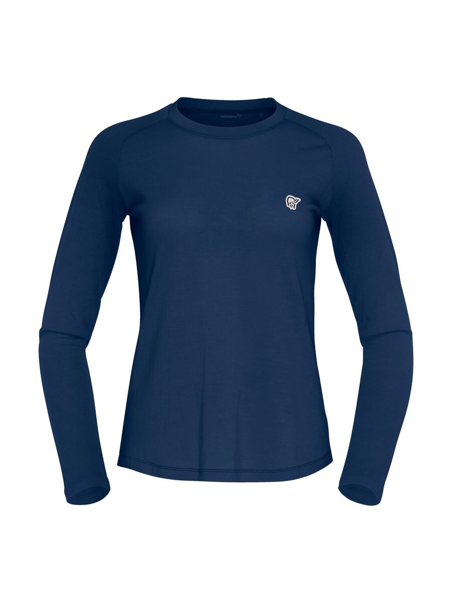Norrona femund pureUll Long sleeve W's, indigo night - Bild 1