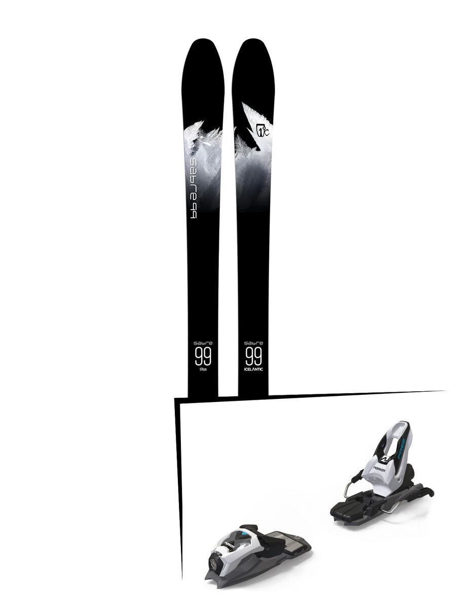 Set: Icelantic Sabre 99 2018 + Marker Free 8 black/white - Bild 1