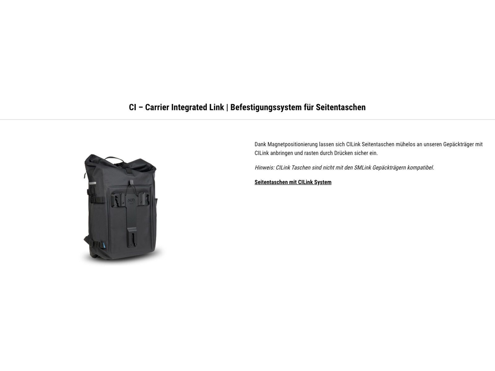 Cube Acid Seitentasche Pack Pro 10 CILink, black - Bild 8