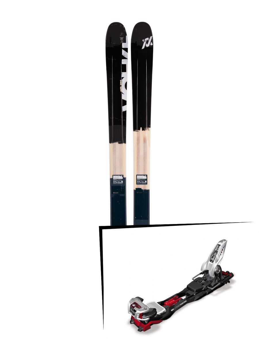 Set: Völkl 90 Eight 2017 + Marker Baron EPF 13, 110 mm 2015, black/white/red - Skiset - Bild 1