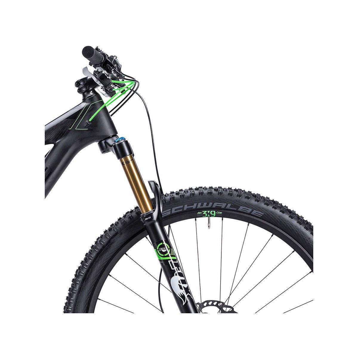 Cube Stereo 140 Super HPC Race 29, carbon/green - Bild 5