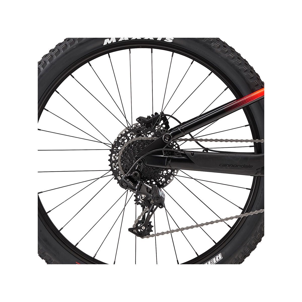 Cannondale Cujo Neo 130 3, graphite w/ pearl black and acid red - Bild 5