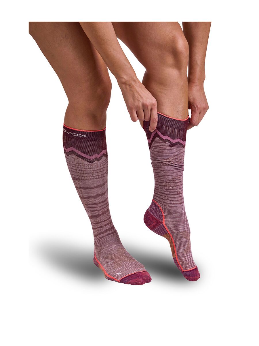 Ortovox Tour Long Socks W, mountain rose - Bild 2