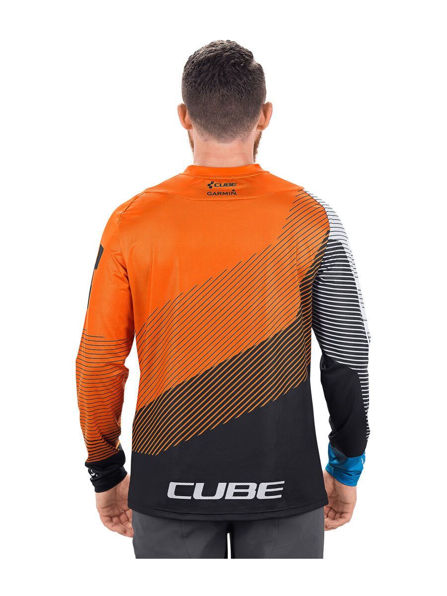 Cube Edge Rundhalstrikot X Action Team langarm, action team - Bild 4