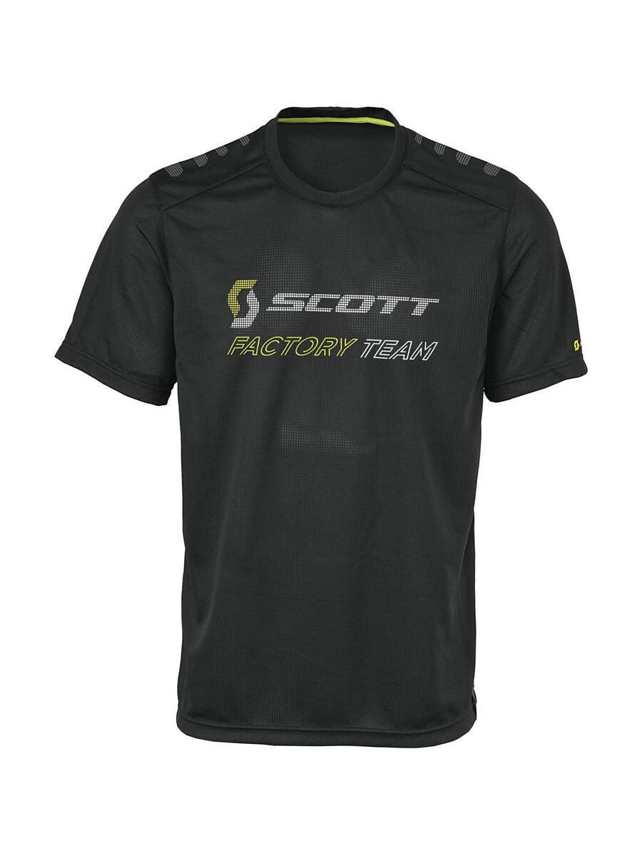 Scott Factory Team s/sl T-Shirt, black/lime green - Bild 1