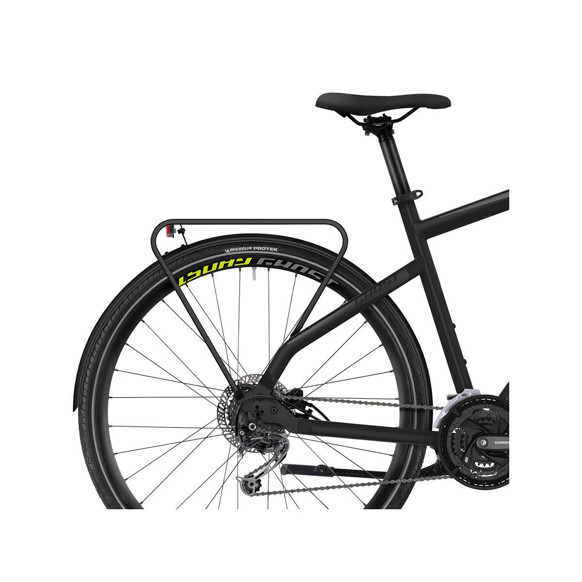 Ghost Square Trekking 4.8 AL, night black/titanium gray/lime green - Bild 6