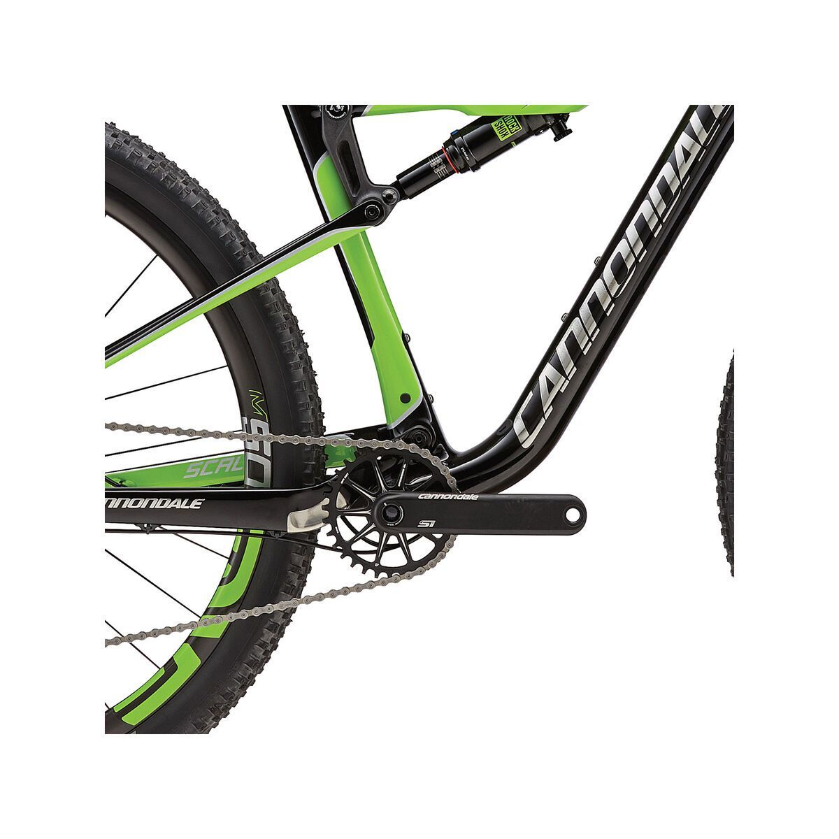 Cannondale Scalpel-Si Race 27.5, black/green - Bild 3