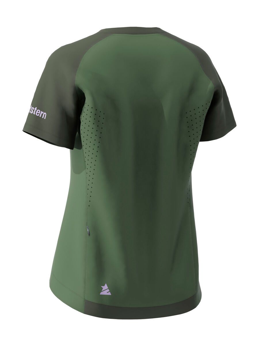 Zimtstern PureFlowz Shirt SS Women, bronze green/forest night - Bild 4