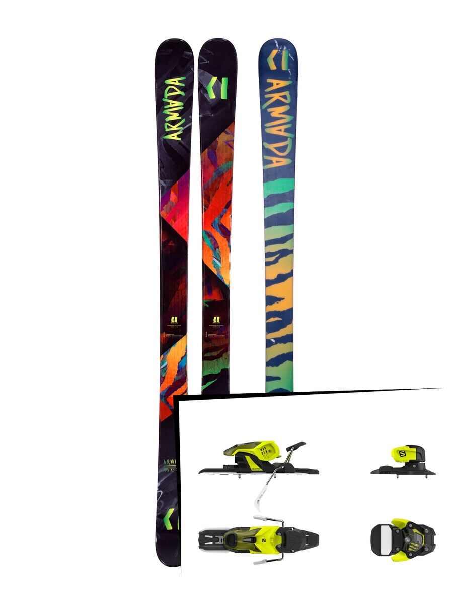 Set: Armada Arv 84 2019 + Salomon Warden 11 yellow/black - Bild 1