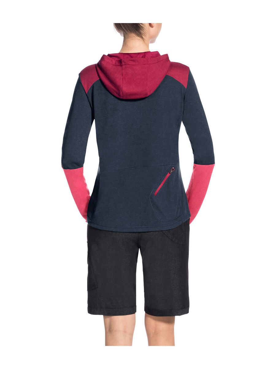 Vaude Women's Tremalzo LS Shirt, eclipse/pink - Bild 4