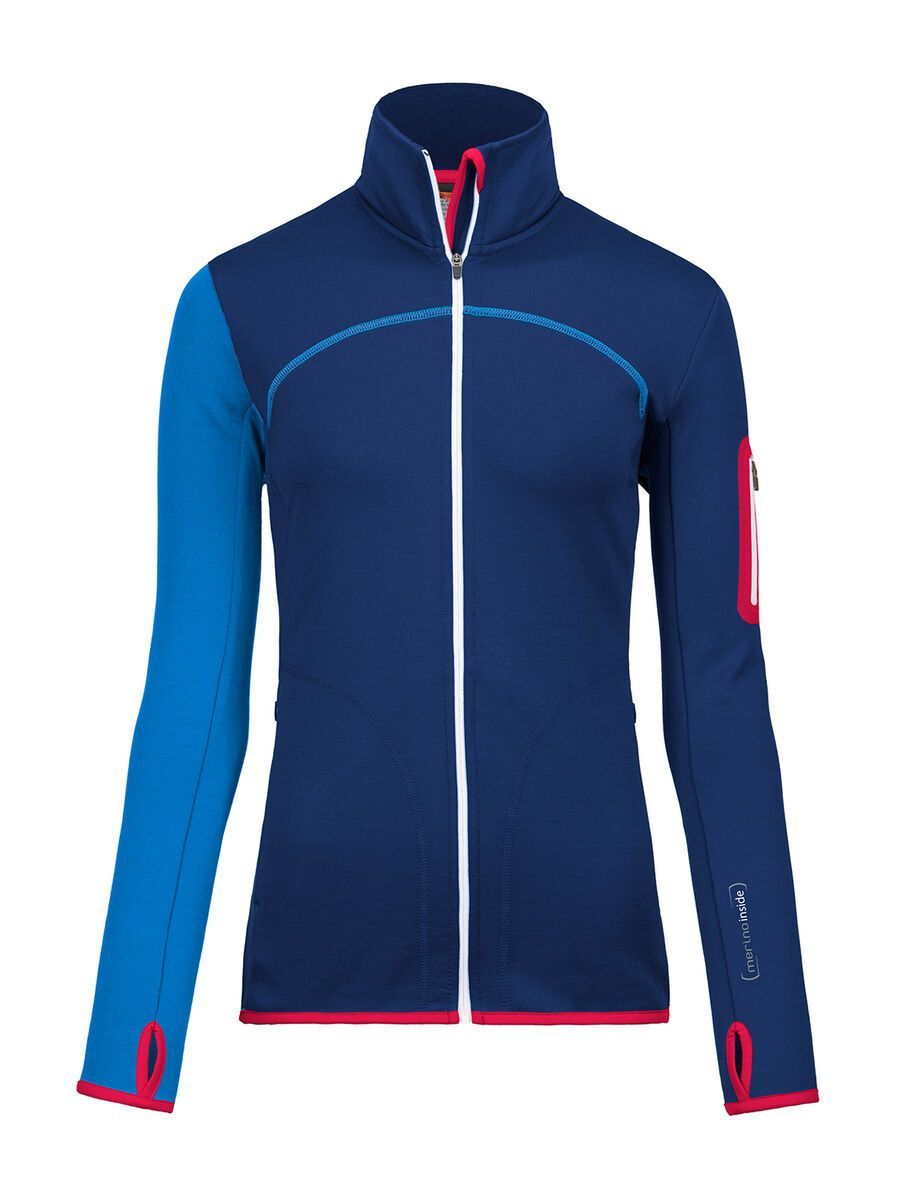 Ortovox Fleece Merino Jacket, strong blue - Bild 1
