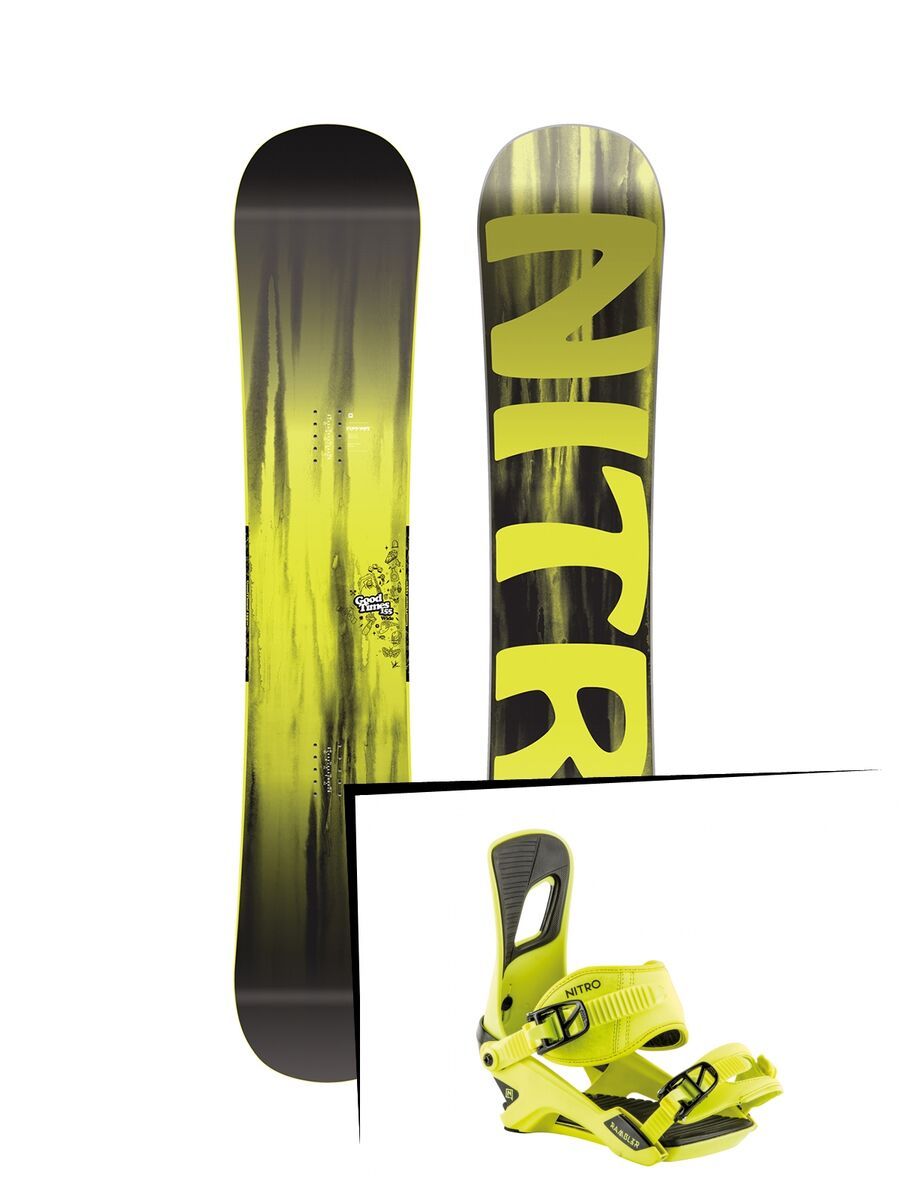 Set: Nitro Good Times Wide 2019 + Nitro Rambler muted brights series toxic - Bild 1