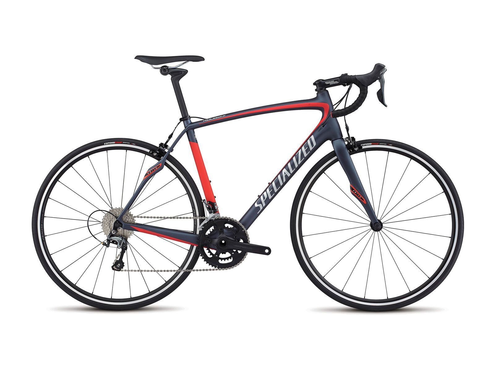 Specialized Roubaix SL4, satin ink/nordic red/silver - Bild 1