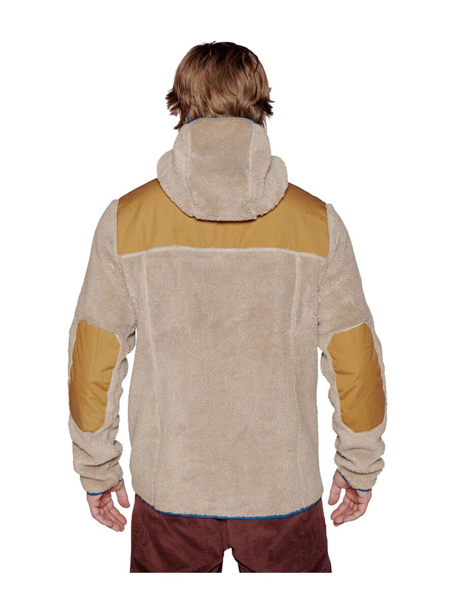 Elevenate Men's Glacier Pile Hood, vintage khaki - Bild 3