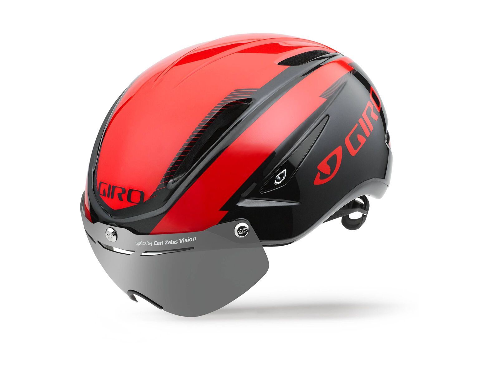 Giro Air Attack Shield, bright red/black - Bild 1
