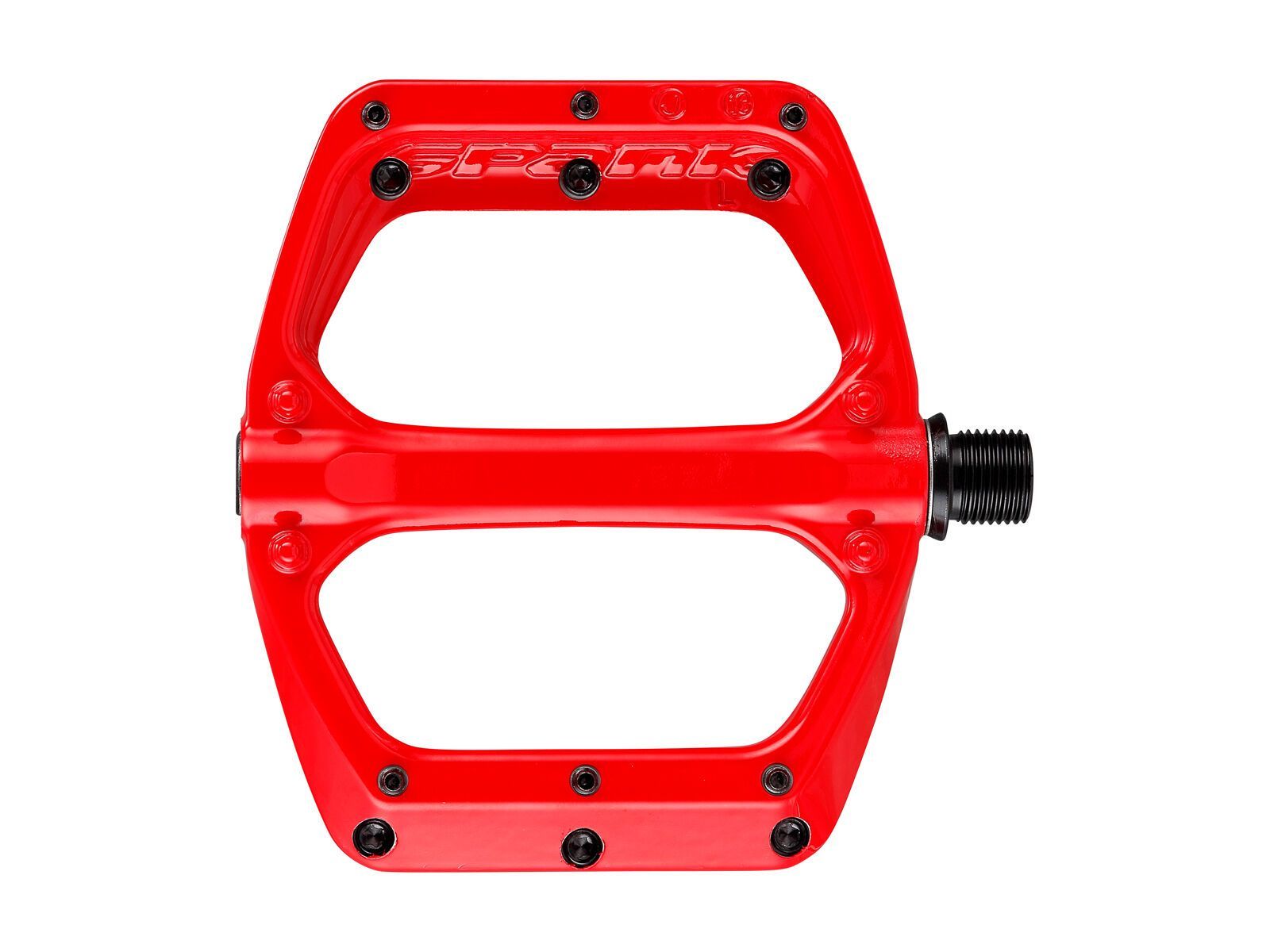 Spank Spoon DC Flat Pedal, red - Bild 1