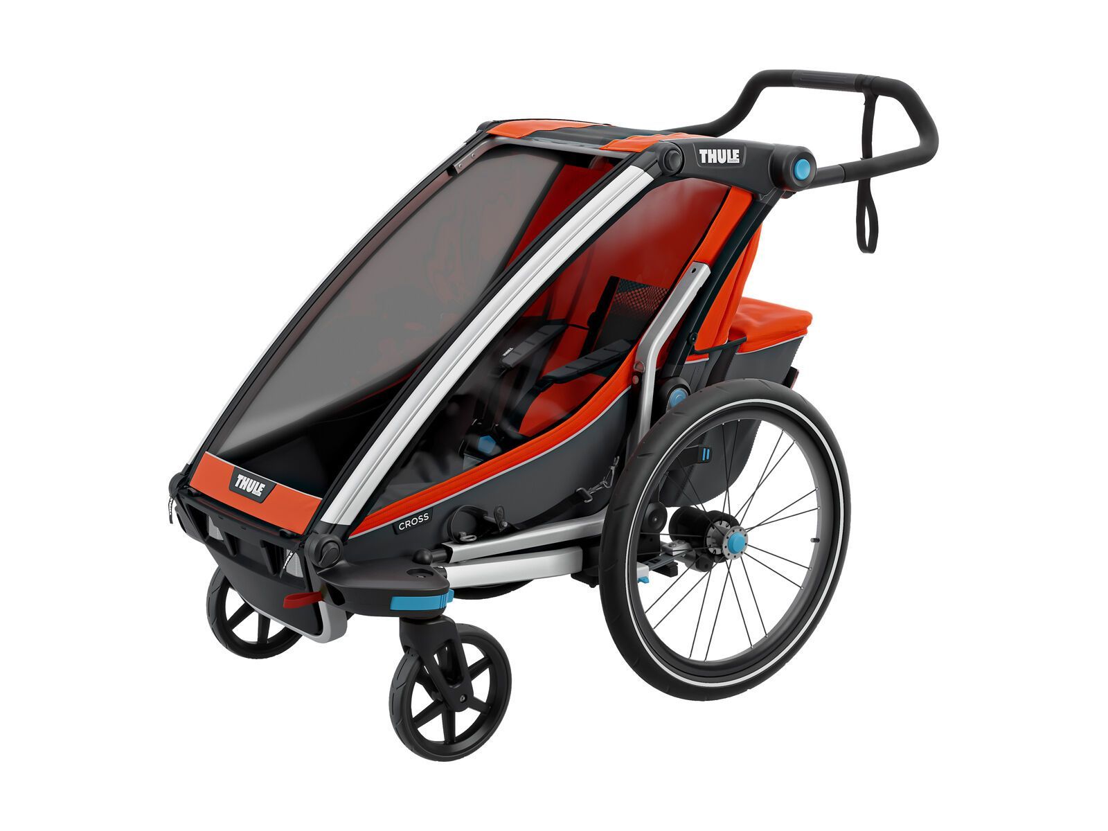 Thule Chariot Cross 1, roarange/dark shadow - Bild 2