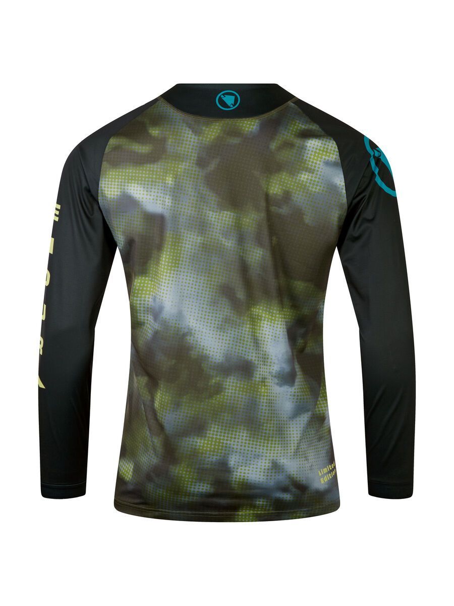 Endura Pixel Cloud T-Shirt LTD (Langarm), schwarz - Bild 2