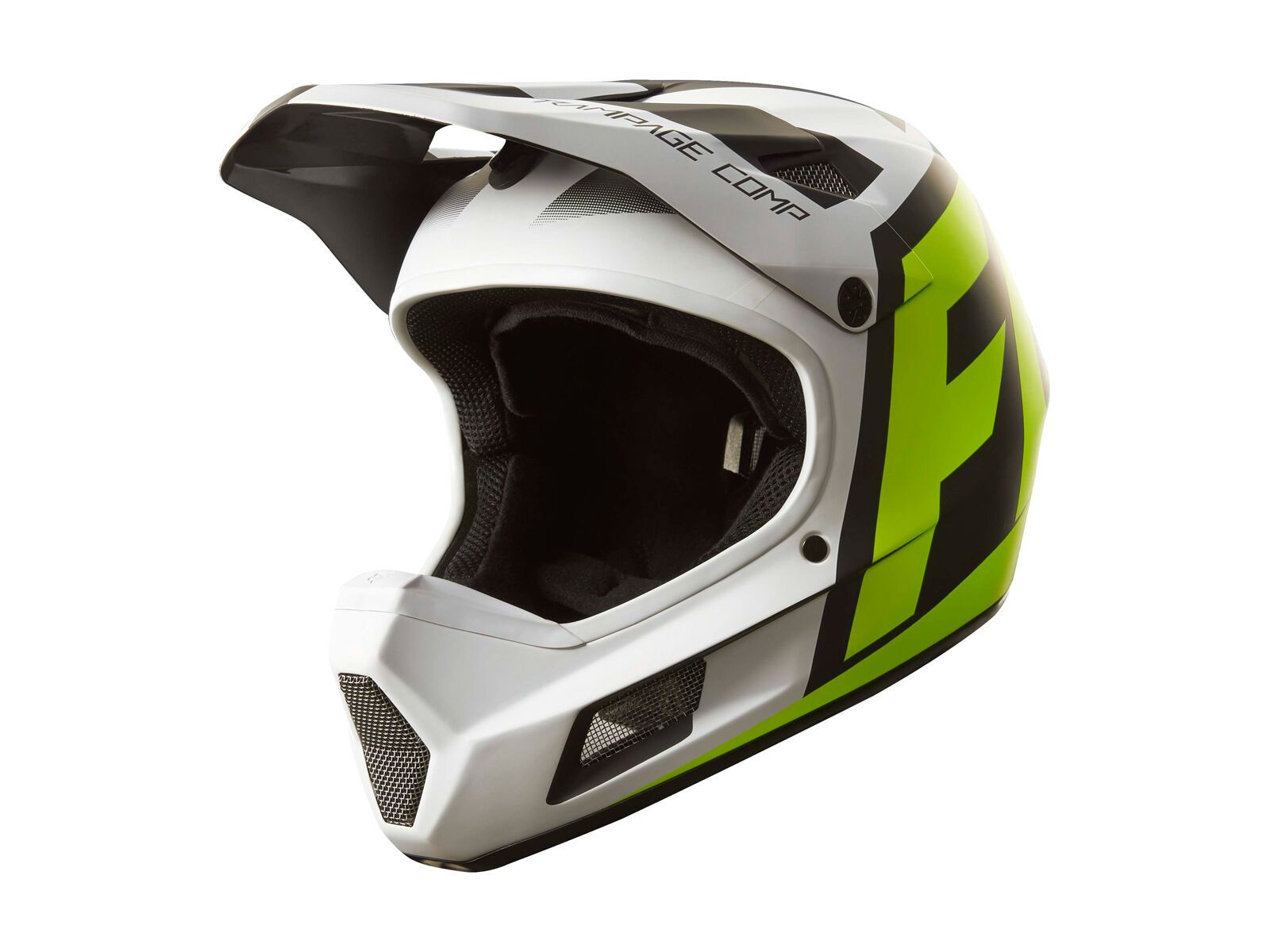 Fox Rampage Comp Creo Helmet, white/yellow - Bild 1