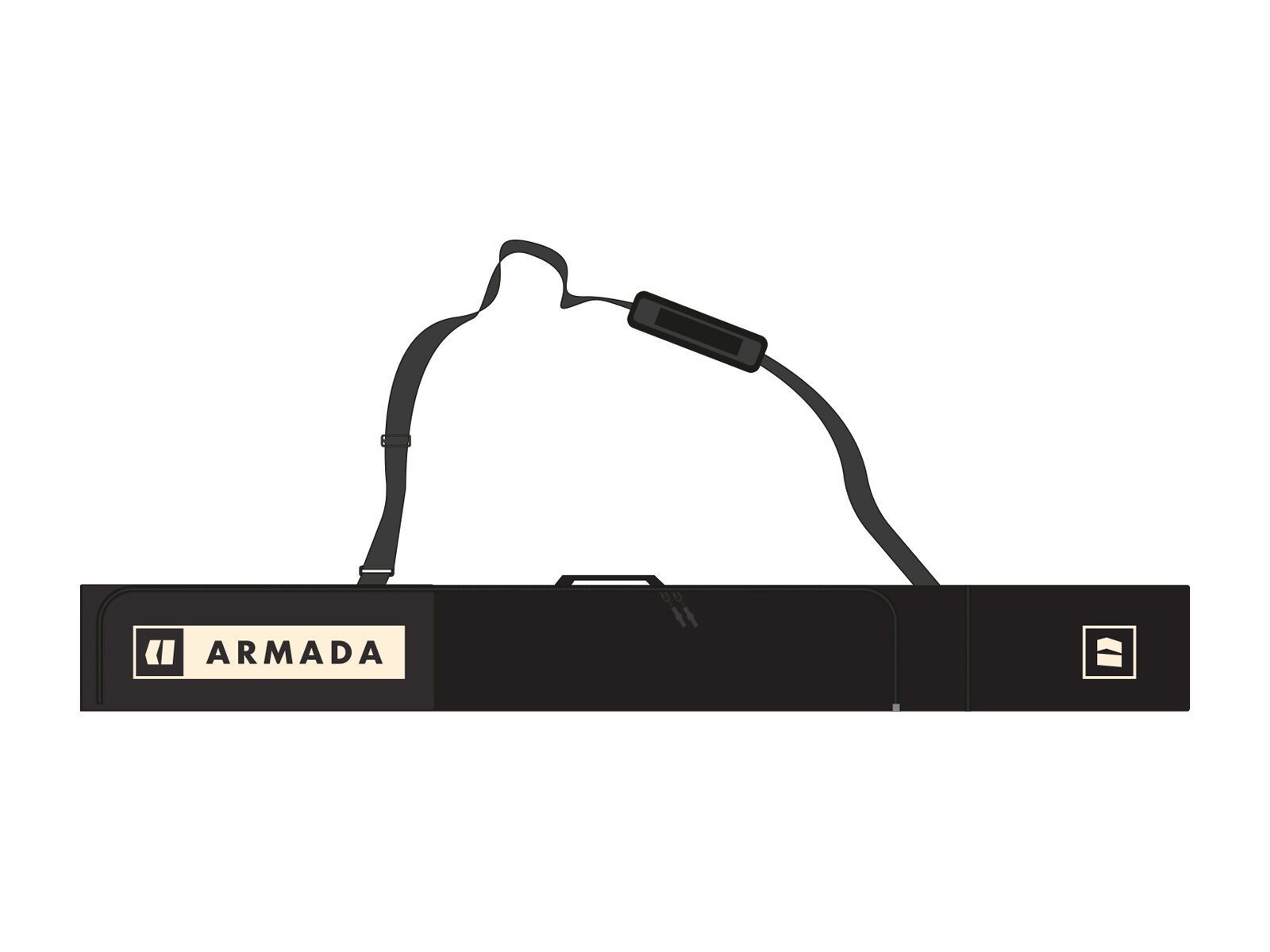 Armada Stibbs Double Ski Bag, black - Bild 1