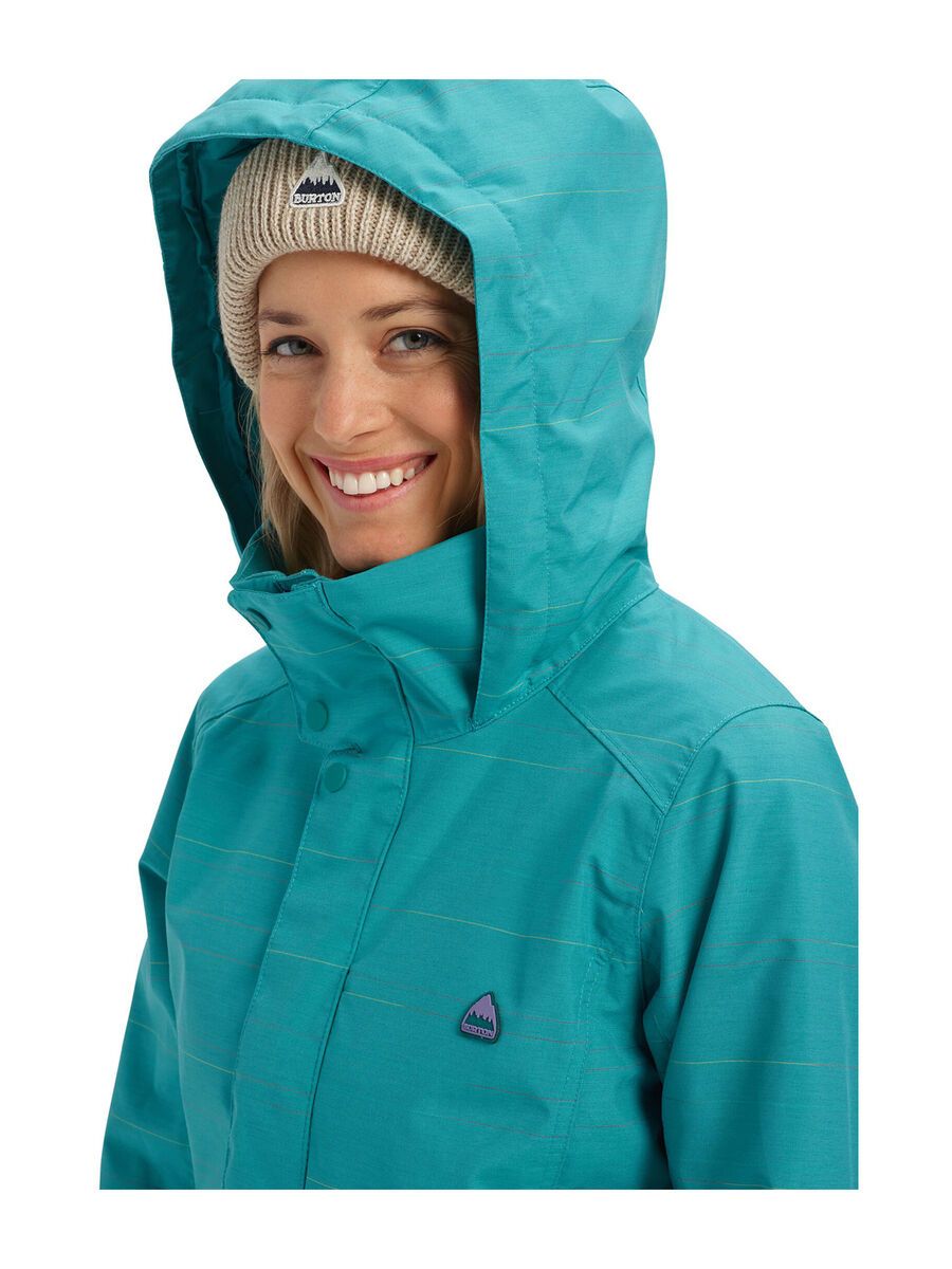 Burton Women's Jet Set Jacket, green-blue space dye - Bild 6